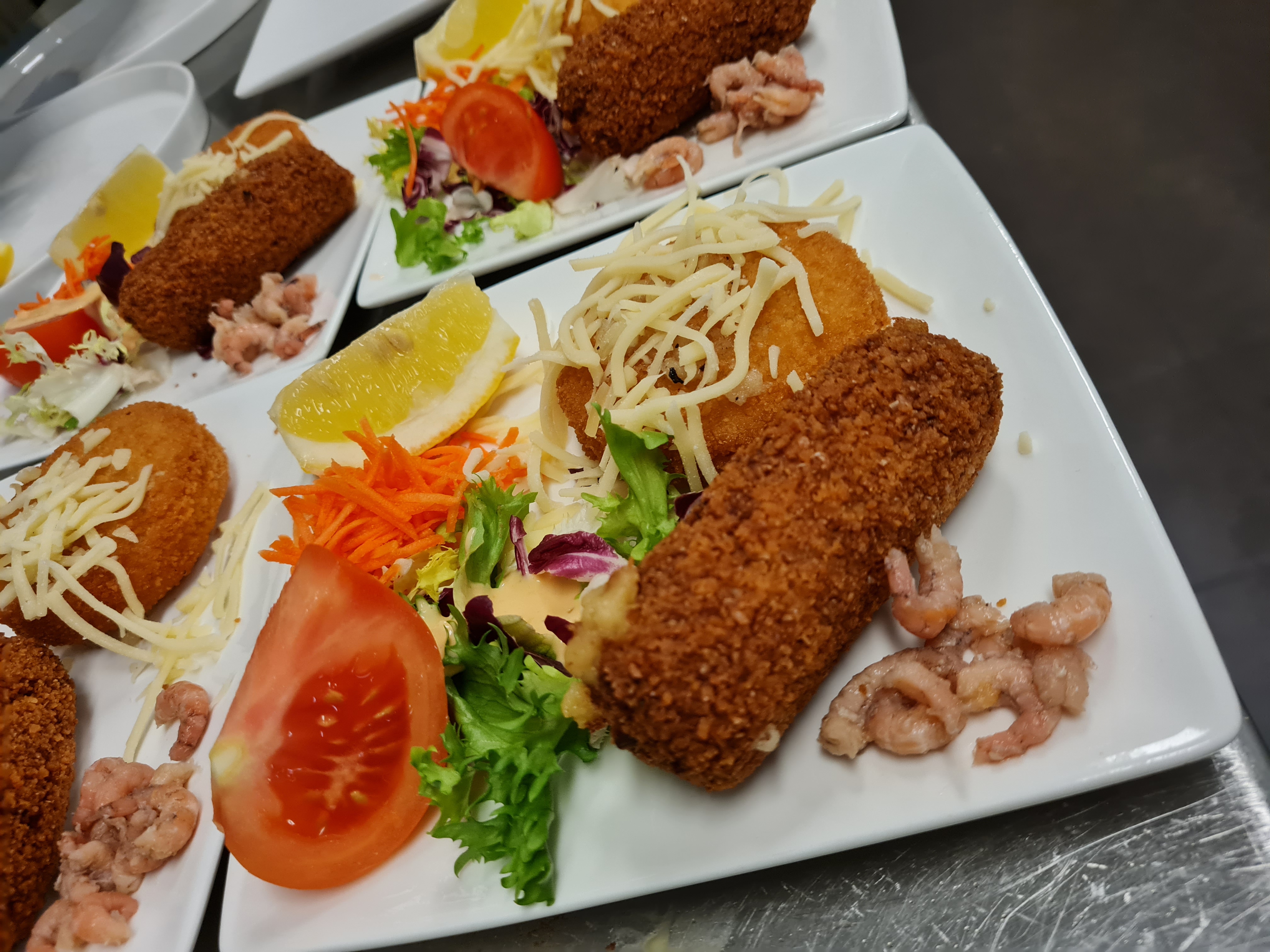 Voorgerecht garnaalkroket